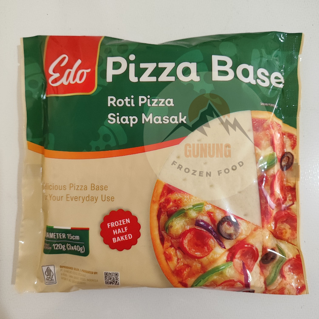 

Edo Pizza Base 120gr (isi 3pcs)