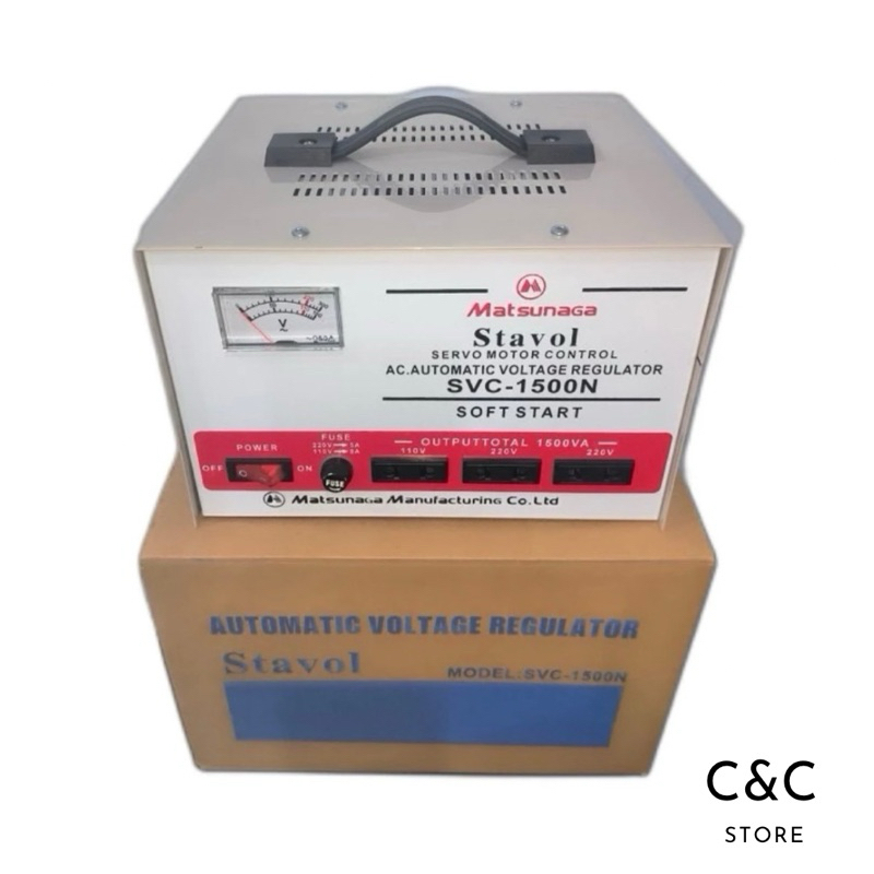 Stabilizer 1500watt-stavol 1500 VA-Matsunaga 1500N Stavolt Matsunaga