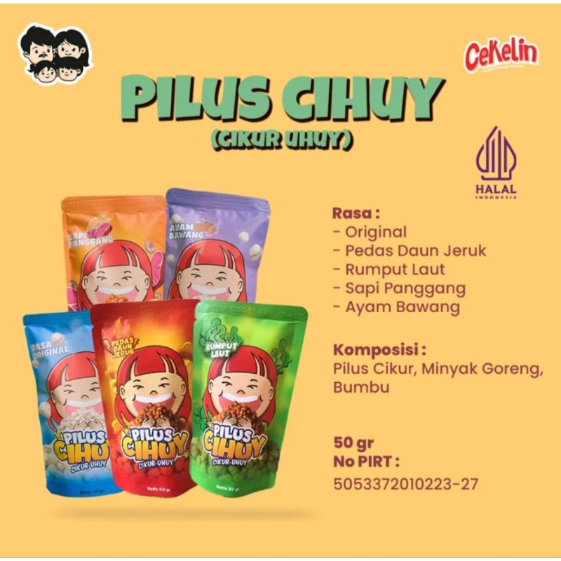 

Cemilan Keluarga/Snack Cekelin/Pilus/Keripik Tempe