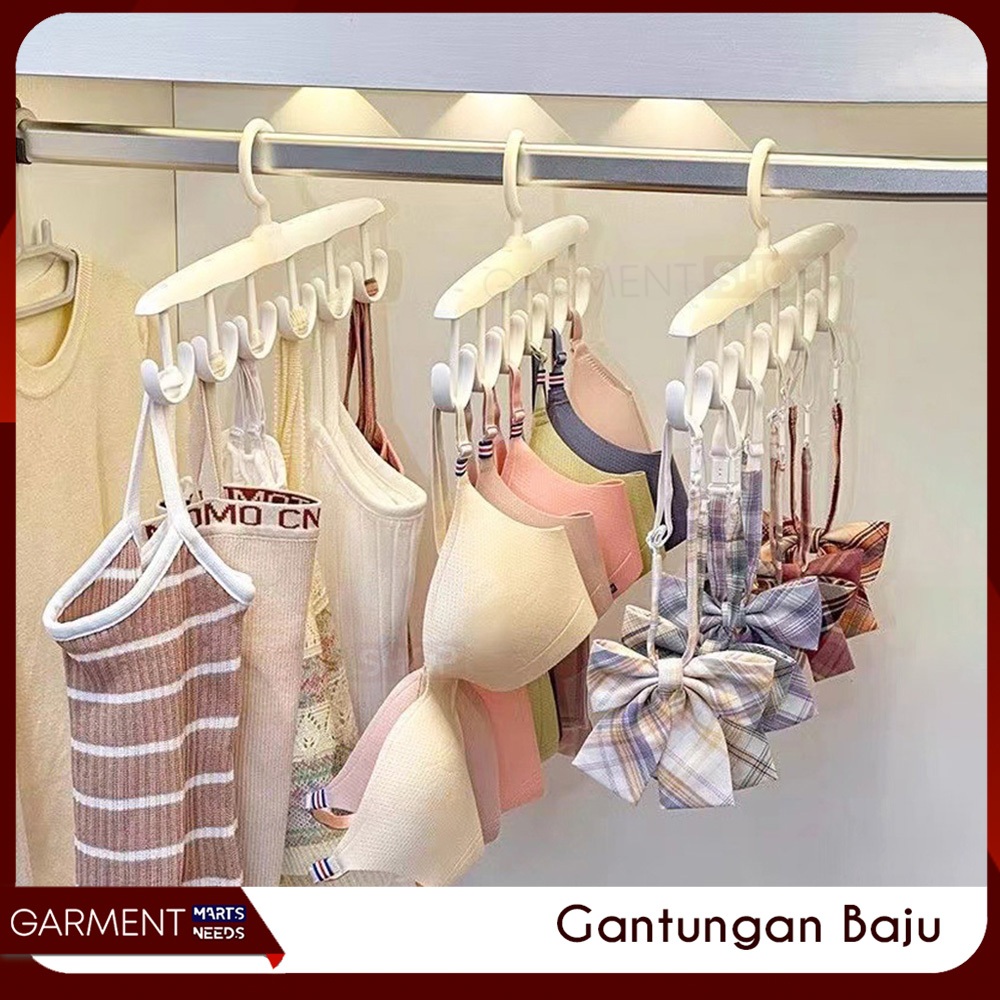 HGBUNGA - Hanger Cabang Pakaian Baju Celana Topi Inner Wear Organizer Lemari Jemuran Walking Closet 