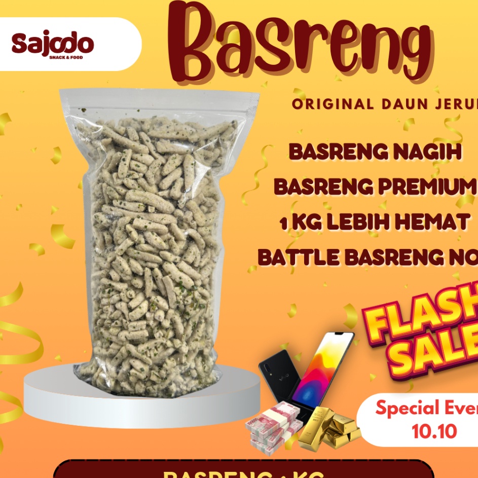 

l9 Best Product FLASH SALE Basreng Ori Daun Jeruk 1 KG T35