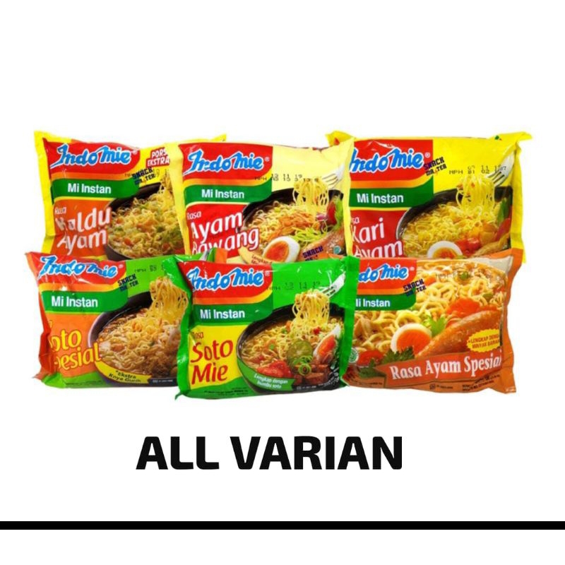 

INDOMIE ALL VARIAN KEMASAN 85GR