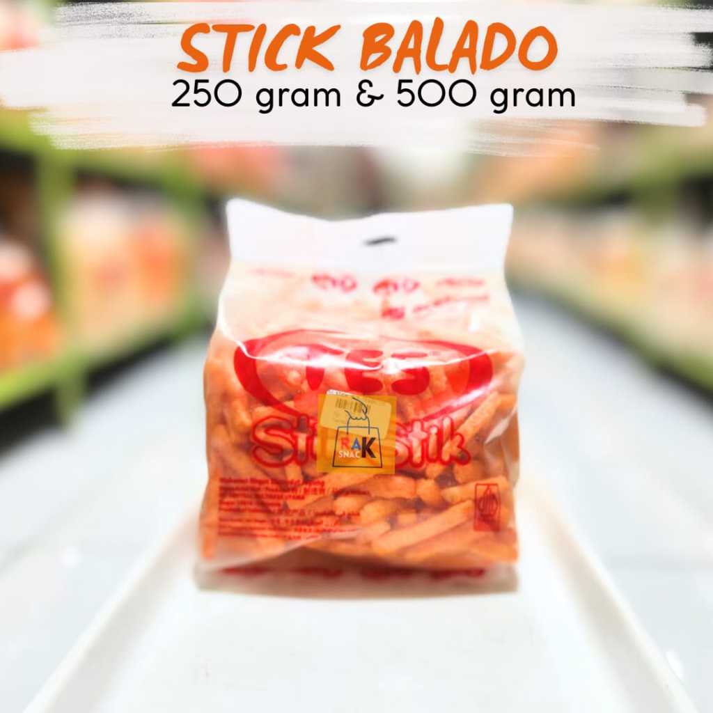 

STIK TES BALADO 250gr & 500gr | Snack Murah Kemasan Ekonomis