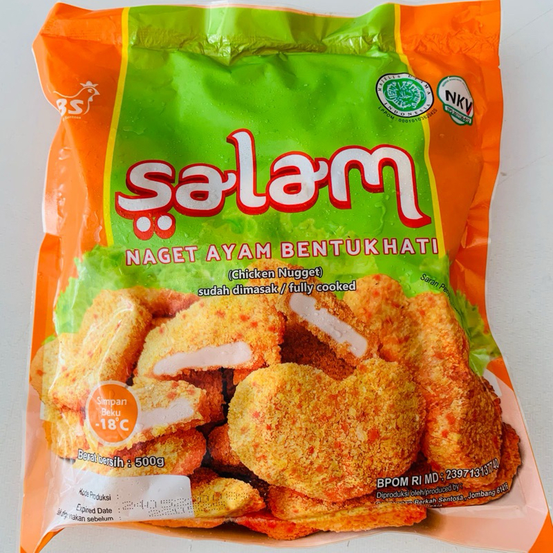 

Nugget salam hati love 500g