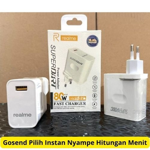 BATOK CHARGER KEPALA CASAN REALME 80W SUPER FAST CHARGING/CHARGER U-70