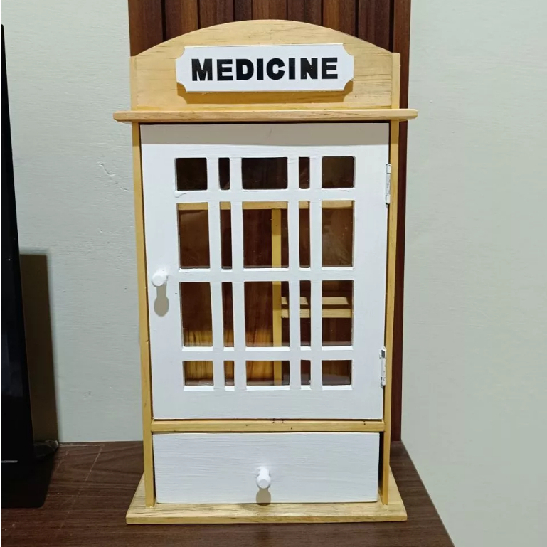 BISA COD Kotak medicine ( P3K ) box kayu termurah keren dan minimalis