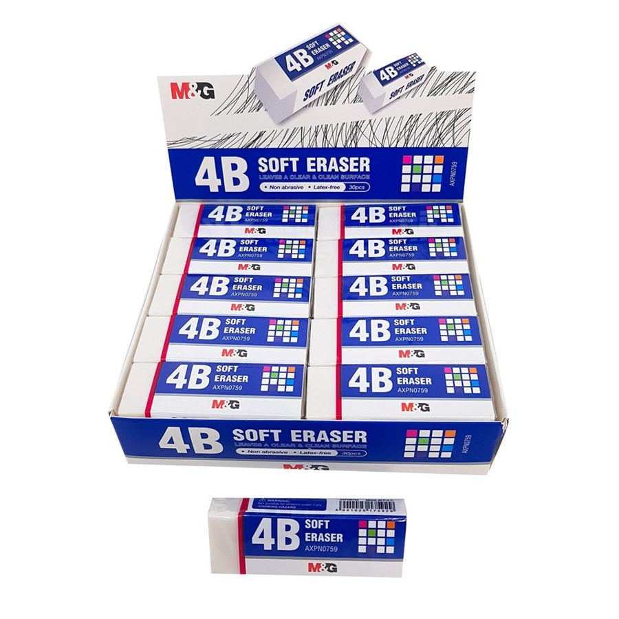 

Penghapus Putih M&G Soft Eraser 4B AXPN0759