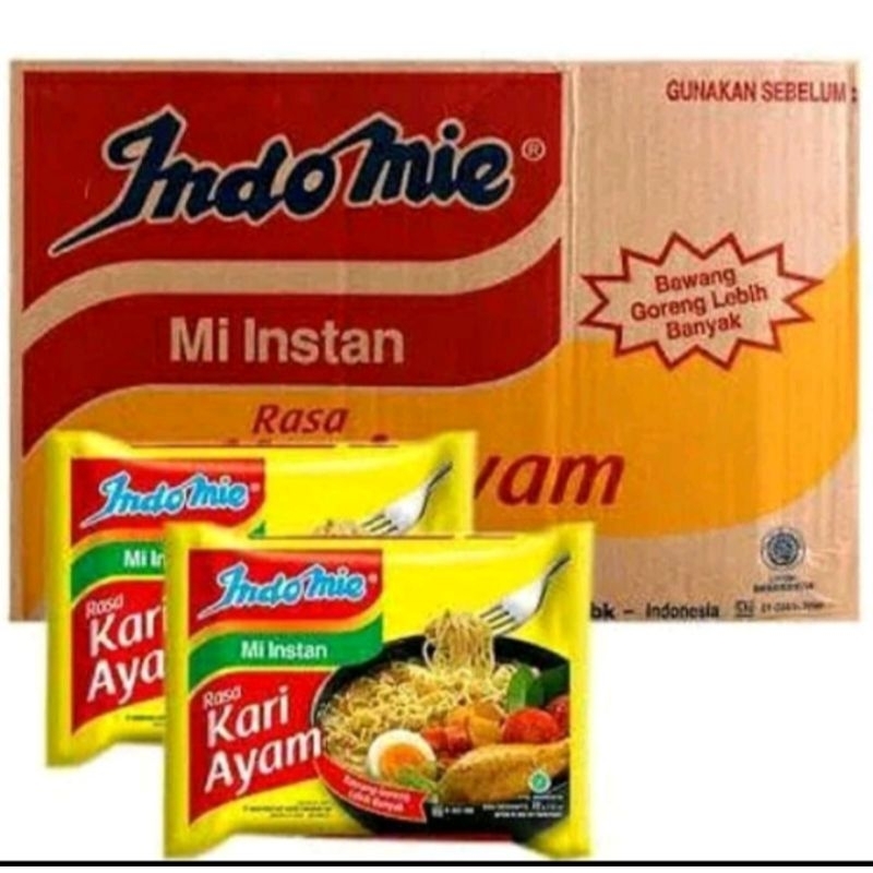 

Indomie kari ayam instan 1dus 40pcs
