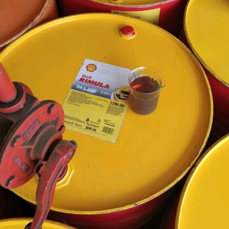 Oli mesin diesel Sh*ll Rimula R4x, oli mesin diesel 15w-40 eceran kemasan 5L