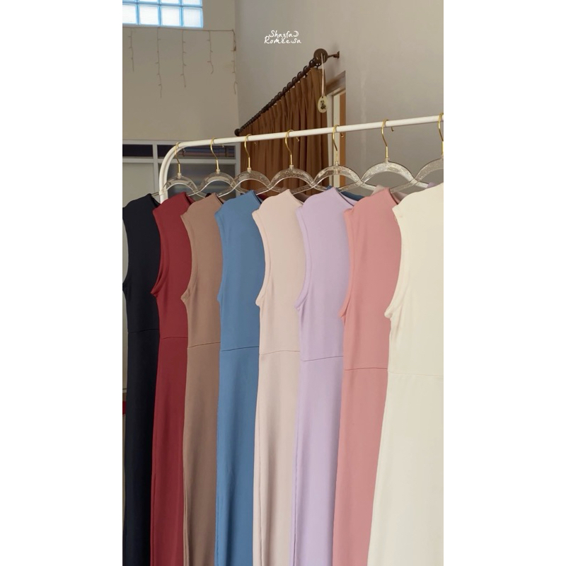 RB1 Rajut Inner Dress Knit - Busui Friendly Ukuran M-XL