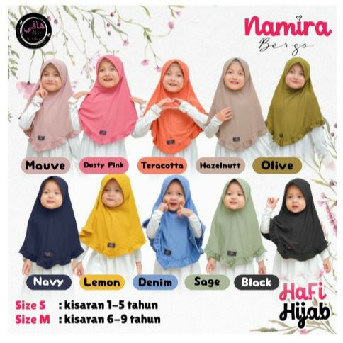 Namira Bergo by Hafi hijab