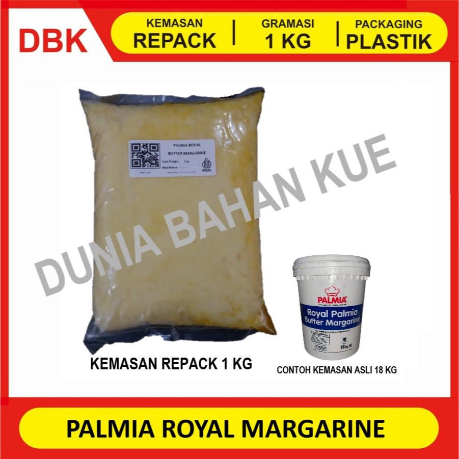 

PALMIA ROYAL BUTTER MARGARINE / MENTEGA MARGARIN PALMIA - REPACK 1 KG