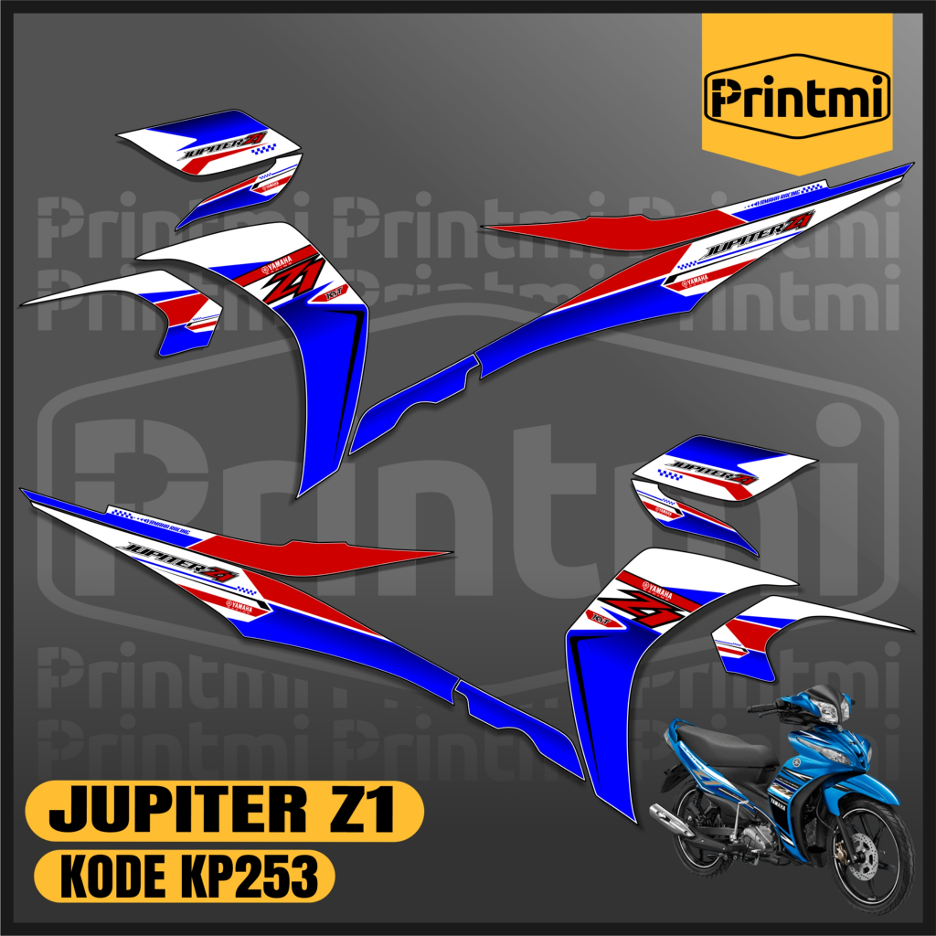 Printmi Stiker Striping Jupiter Z1 Variasi Motor List Simple Modifikasi Keren Printmi KP253