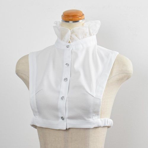 Manset leher/ kerah kemeja katun bisa custom -NS342