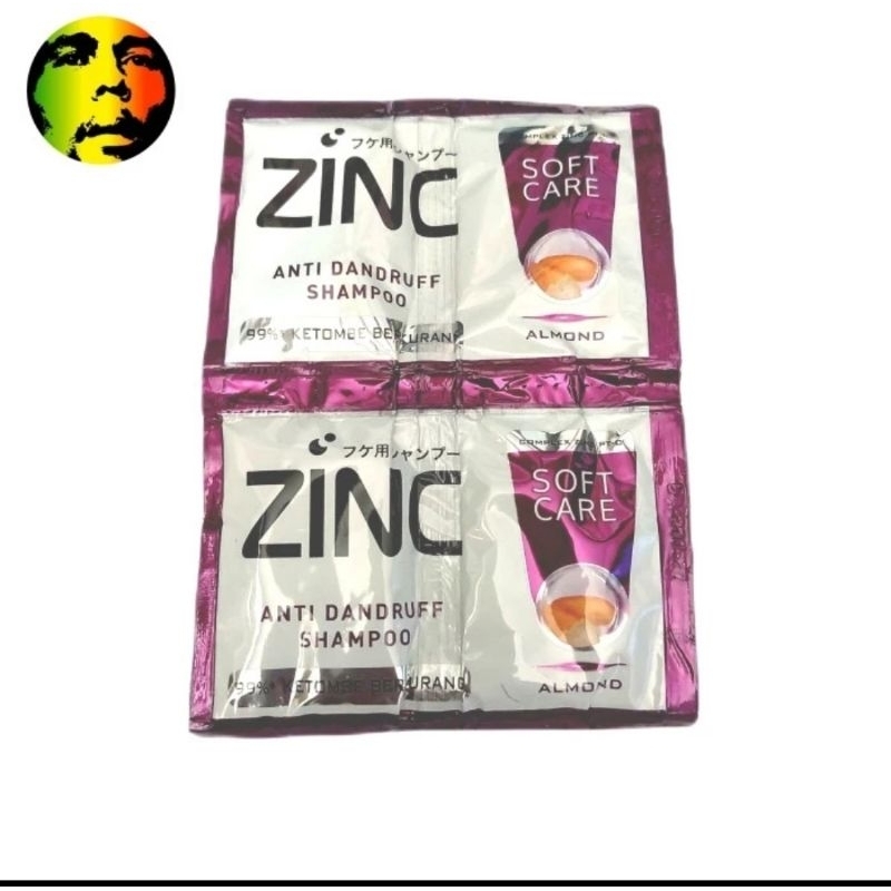 Zinc shampoo sachet isi 6 soft care