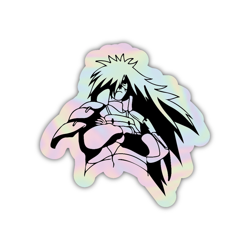 

Z168 sticker madara anime naruto, stiker hologram satuan