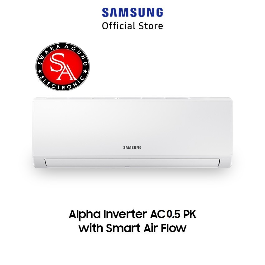 Ac Split 0,5 PK Samsung Inverter Low Watt Type : 05AR05AYHLAW (Free Pemasangan & Bahan) Medan