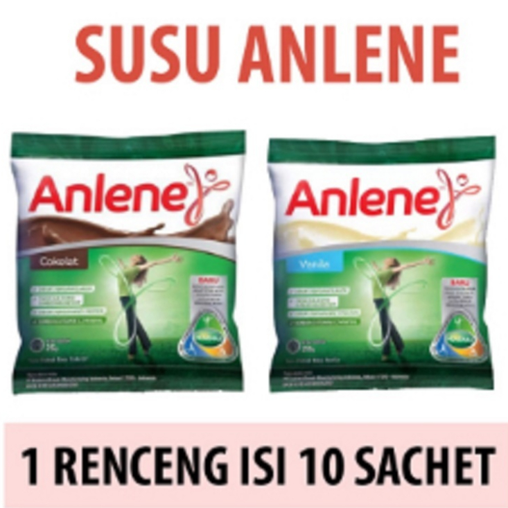 

Susu Bubuk Anlene Actifit Sachet 1 Renceng isi 10 Pcs Nutrisi Tulang Sendi Dan Otot