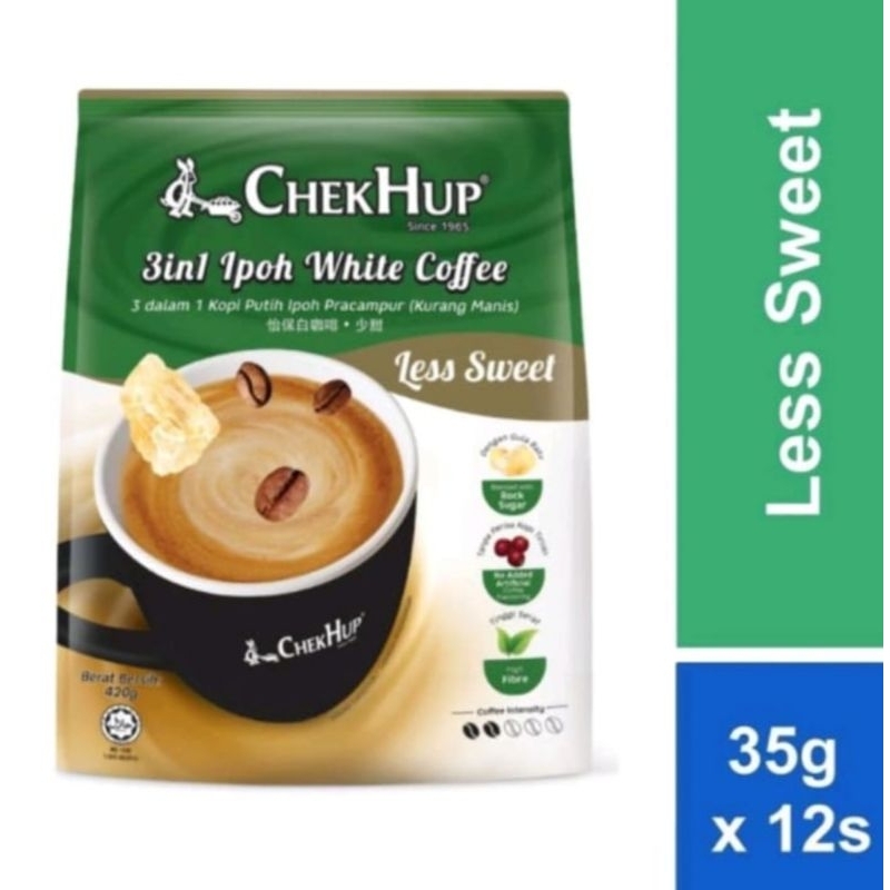 

CHEKHUP LESS SWEET CHEK HUP WHITE COFFEE HIJAU KURANG MANIS MALAYSIA