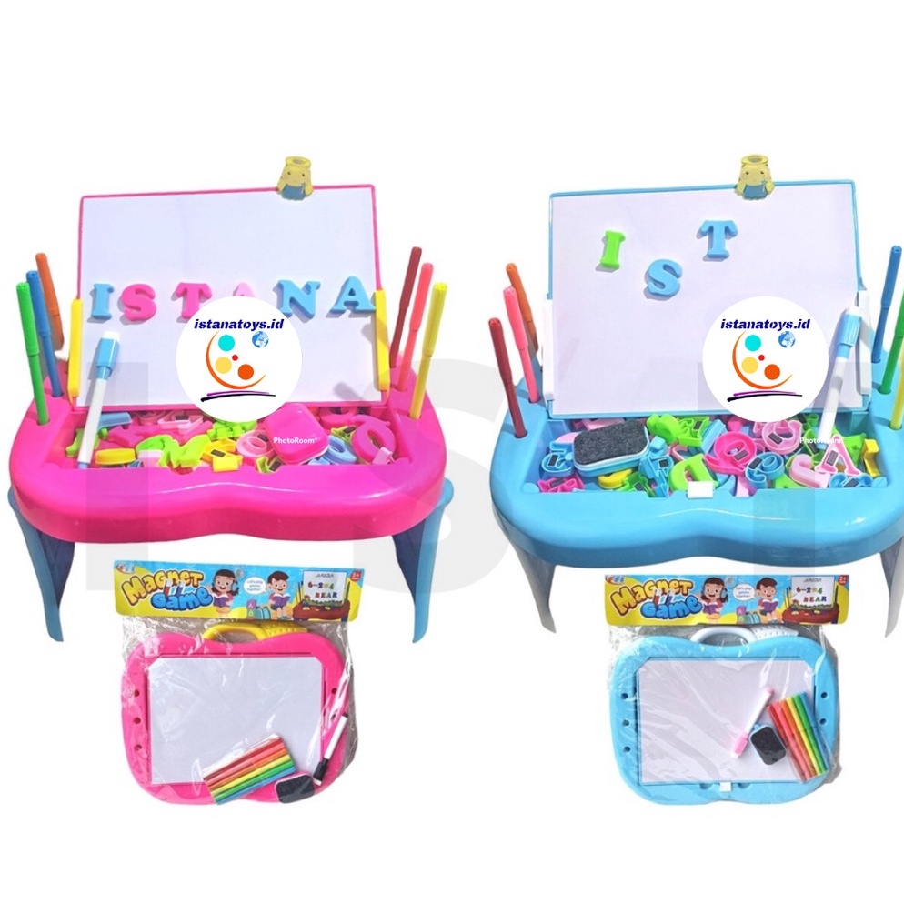 

KODE Q63I ID Mainan Papan Tulis Magnetic Drawing Board Meja Belajar Anak FU1131