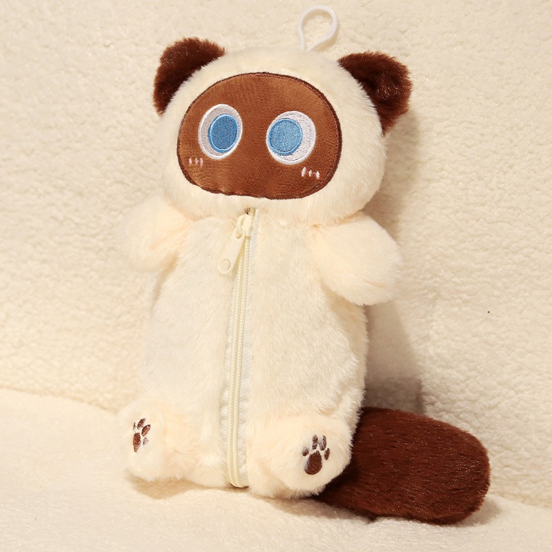 

rtc CATKingTas pensil kucing bermata besar, tas pensil mewah, tas pensil lucu, tas penyimpanan lucu,