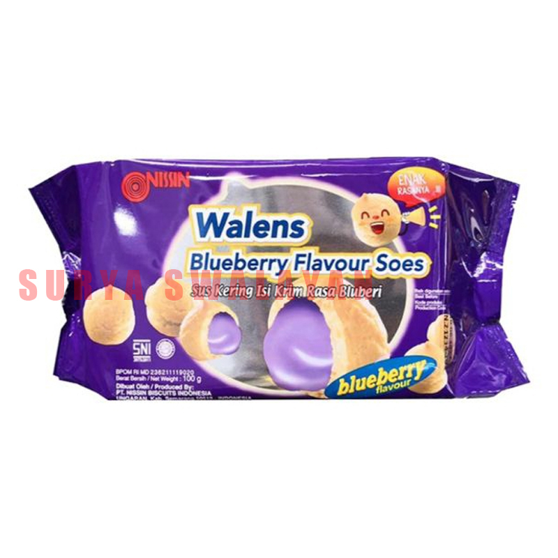 

Nissin Walens Blueberry Soes Kering 100 gr