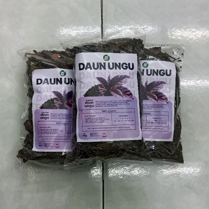 

DAUN UNGU 40 GRAM - Obat Wasir Bisul Rematik dll