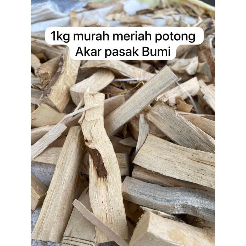 

potongan gelas akar pasak Bumi Kalimantan 1kg