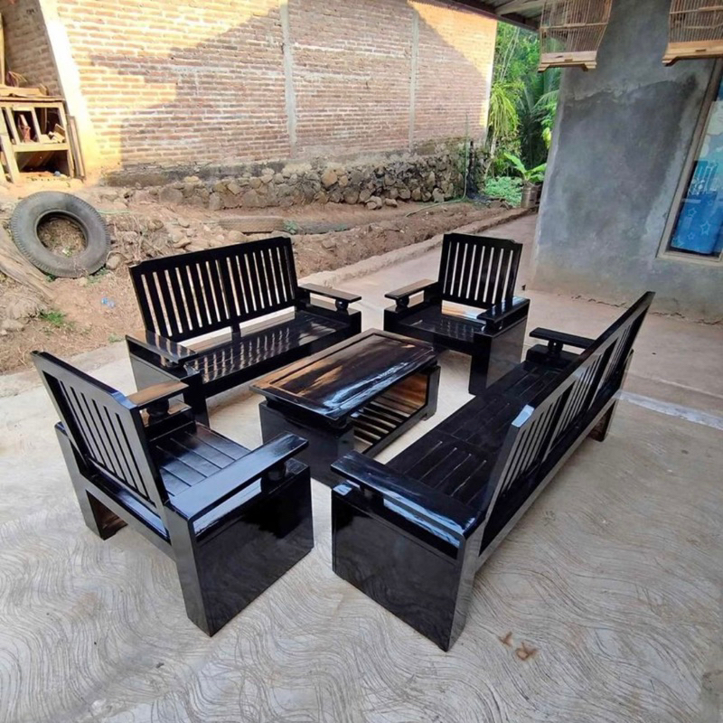 Kursi Tamu Minimalis Jati, Kursi Tamu Minimalis Jari Jari, Kursi Tamu Minimalis Bola