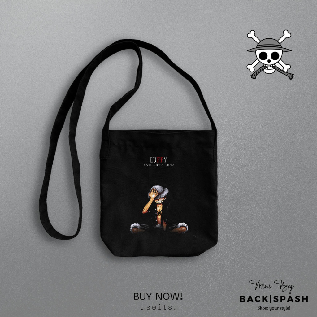 Tas Mini Sling Bag One Piece Mini Bag ANIME One Piece Luffy Shanks Zoro MSB2