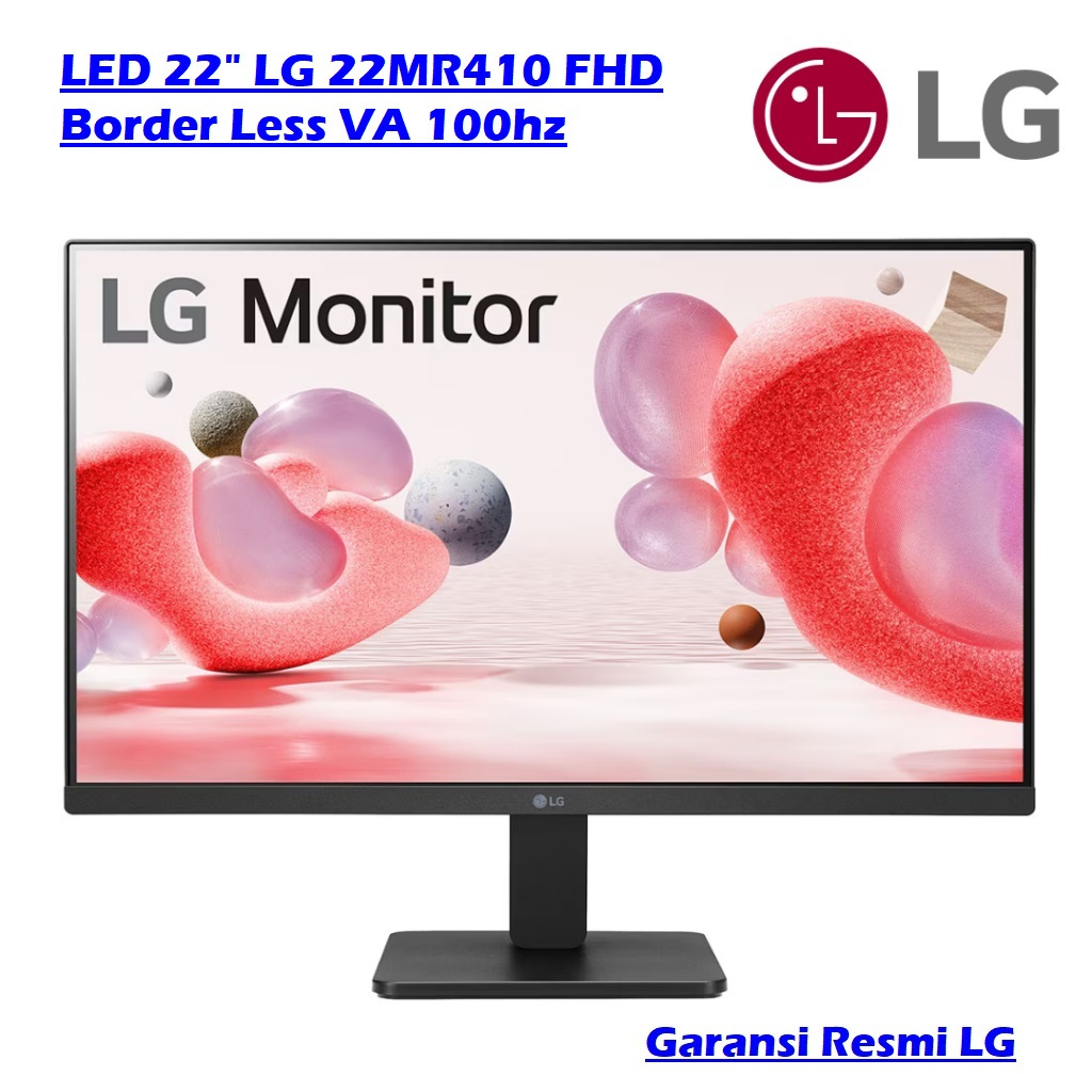 MONITOR LED LG 22”  22MR410 / 22MR410-B FHD VA 100hz AMD FreeSync - LG LED 22" 22MR410 HDMI - LED Mo