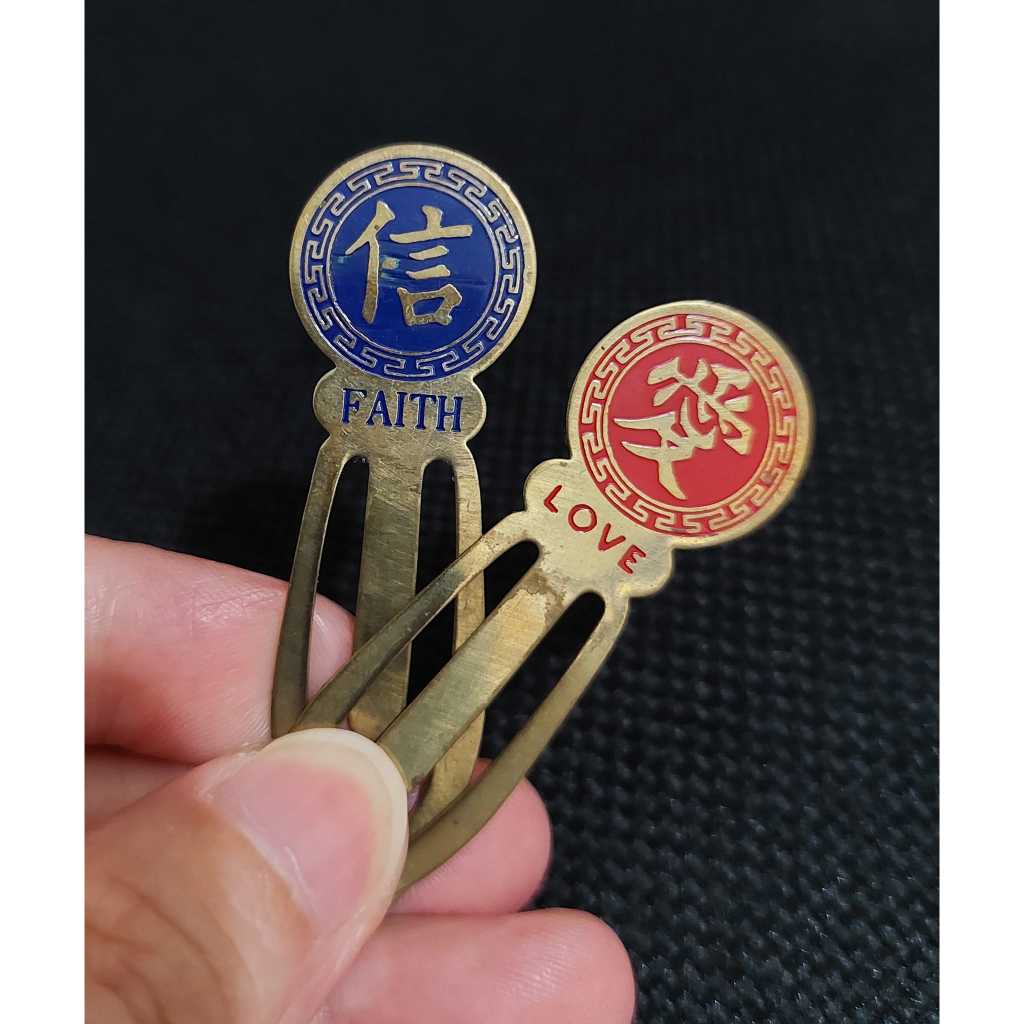 

book marks vintage love and faith 2 buah NOS