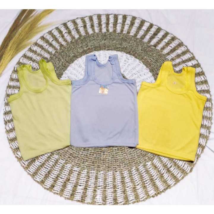 1 LUSIN Singlet Kaos dalam Bayi & anak lusinan bahan Premium S/M/L/XL