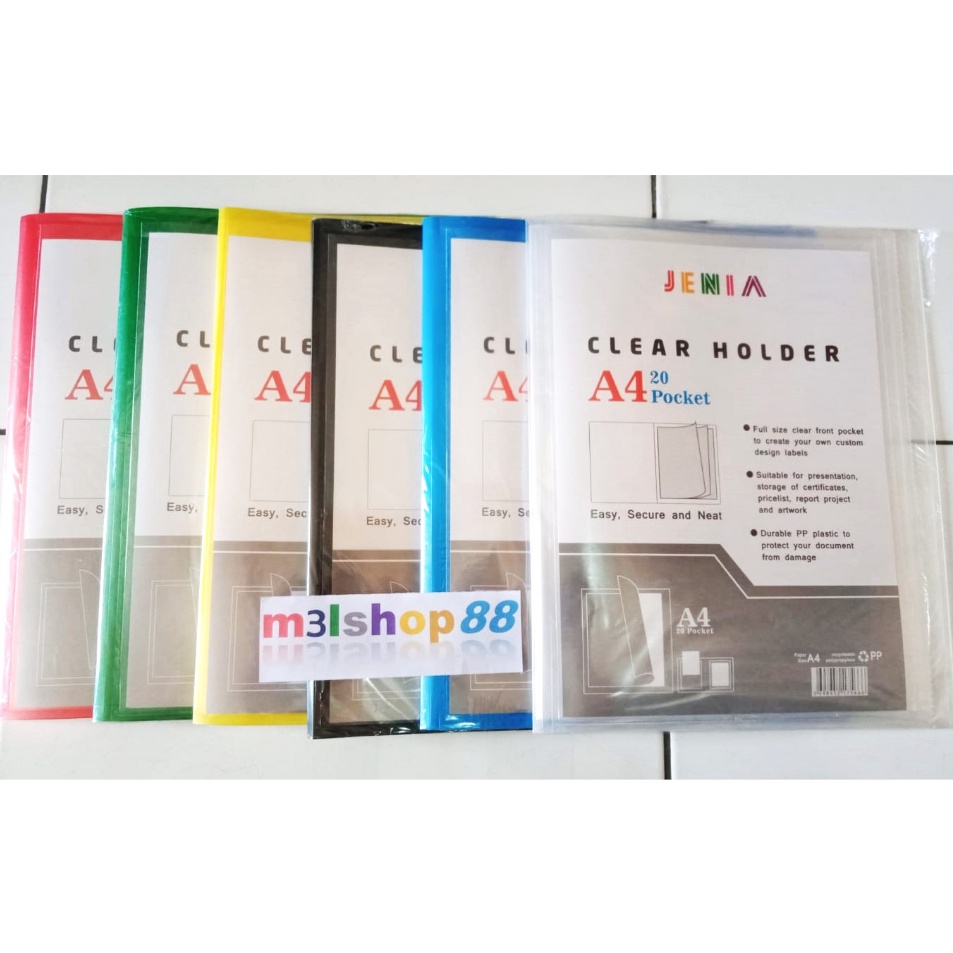 

Promo Terbatas Clear holder A4 2 lembar JENIA MEDIA KITA1 pcs