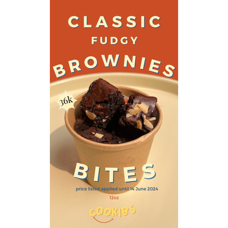 

FUDGY BROWNIES BITES