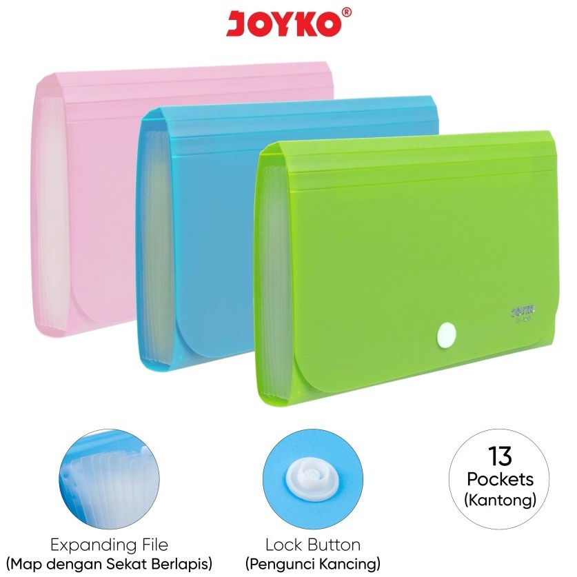 

Lebih hemat Expanding File Joyko EF1218 Map Harmonika Giro 13 Pocket