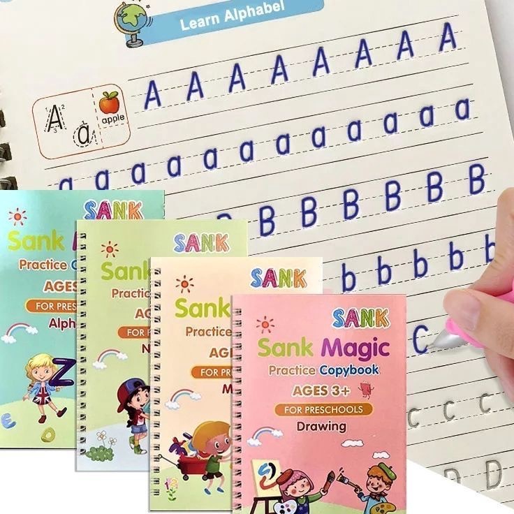 

ShareNow SANK Magic Book 1 ISI 4 BUKU PULPEN Buku Belajar anak sekolah