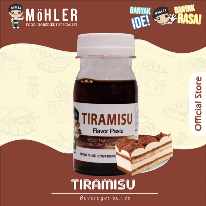 

MOHLER Pasta perisa pewarna TIRAMISU