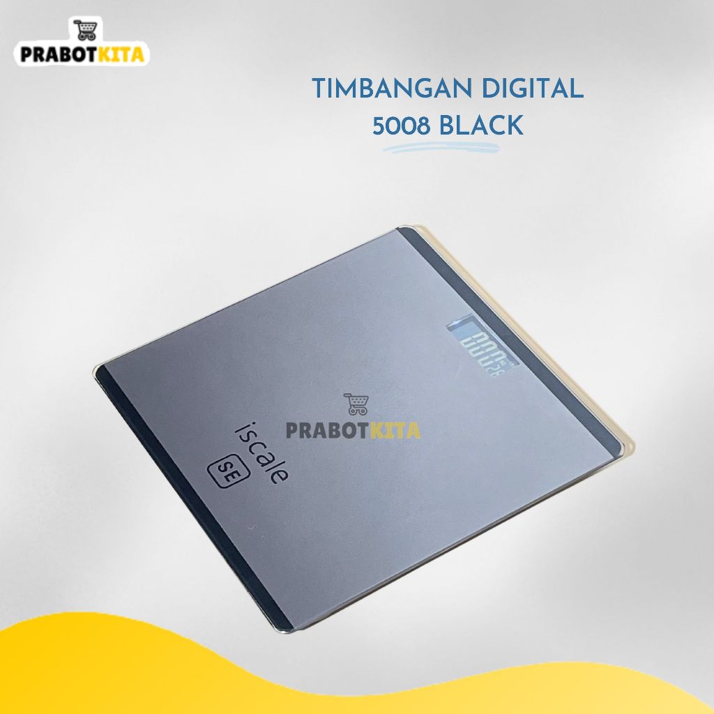 Timbangan Badan Digital Aeshetic/ Timbangan Digital Hitam Polos/ Timbangan Badan DIgital LED Indikat