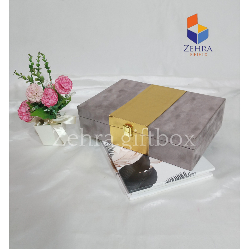 Box album photo bahan suede | album foto | foto wedding | Custom Box