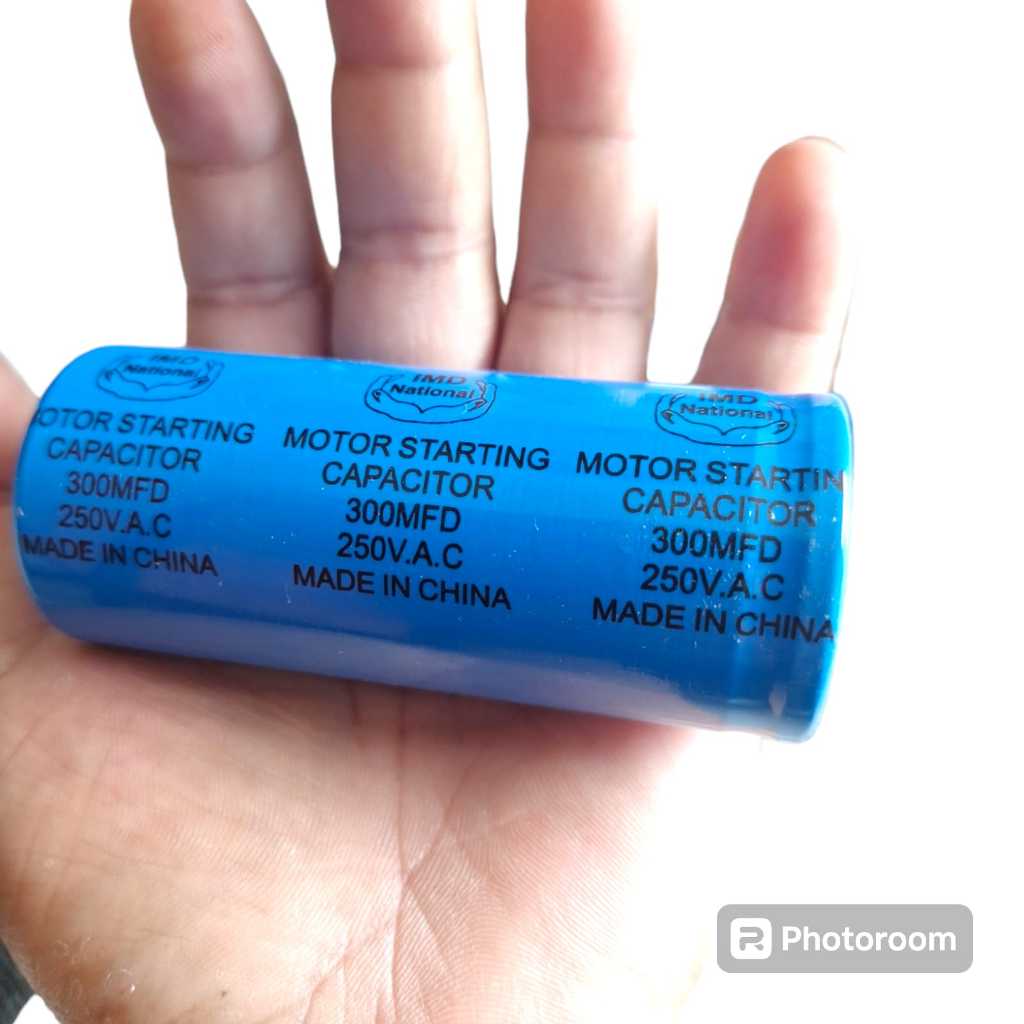 Kapasitor Dinamo 300 UF Bulat IMD