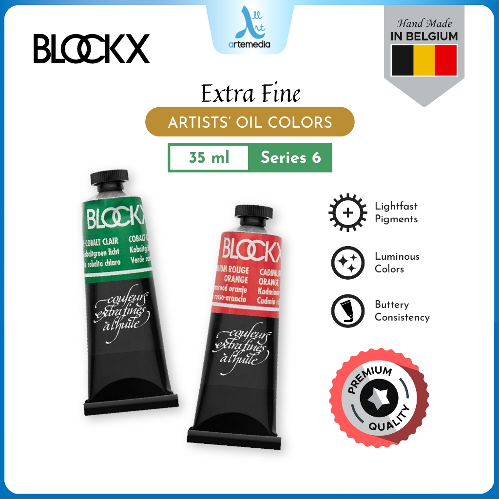 

Blockx Extra Fine Oil Paint Color 35 ml Series 6 Cat Minyak