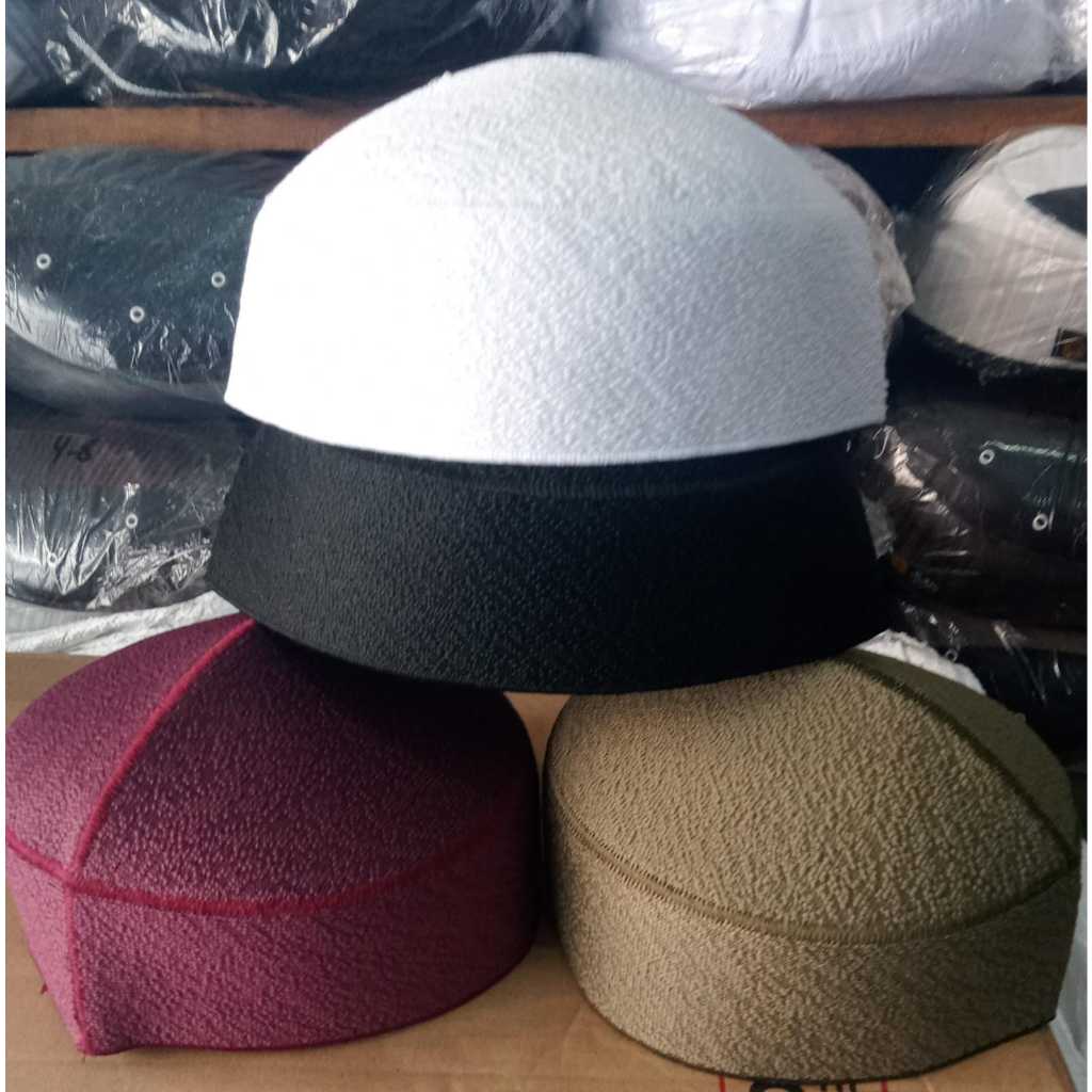 Promo 10pcs Peci kopiah pakistan polos - Pakistan Polos Grosir