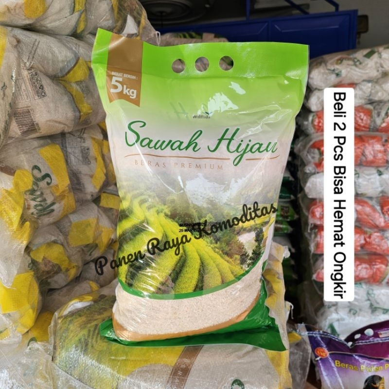 Beras Sawah Hijau Premium Wilmar 5kg