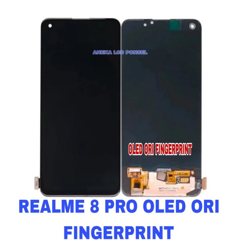 LCD+TOUCHSCREEN REALME 8 PRO OLED ORI FINGERPRINT FULLSET