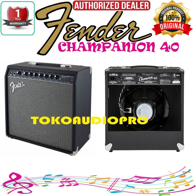 Ampli Gitar Fender Champion 40 Guitar Combo Amplifier Gitar
