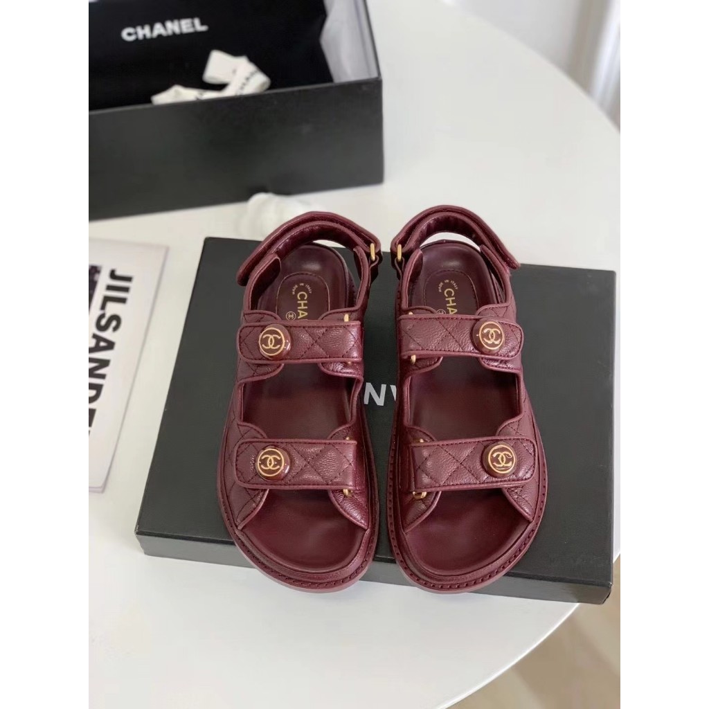 Chanel 2023 Velcro Sandals