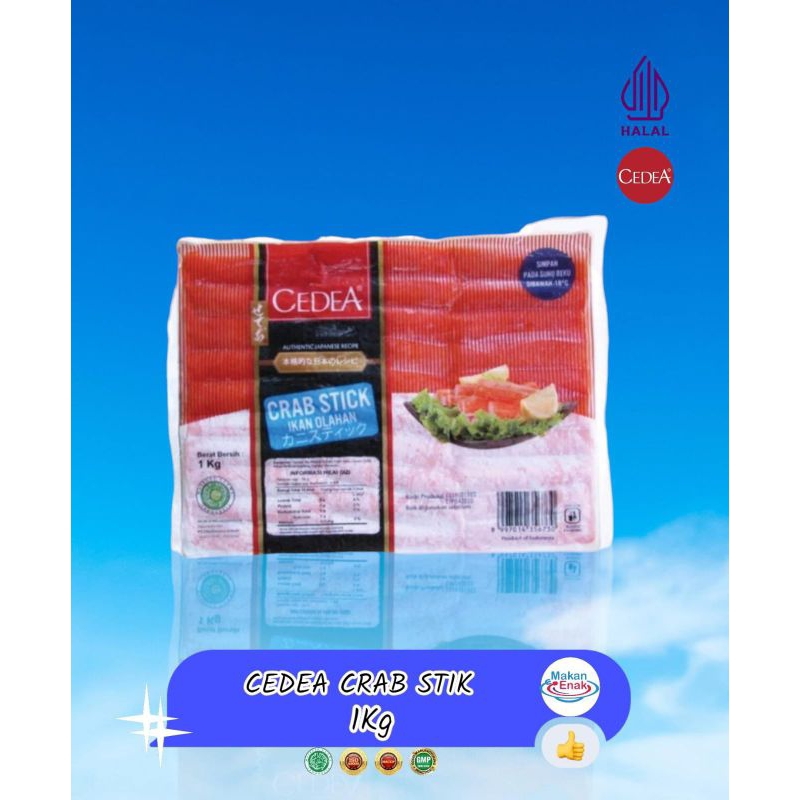 

Cedea Crab Stik / Stik Kepiting 1kg -60pcs