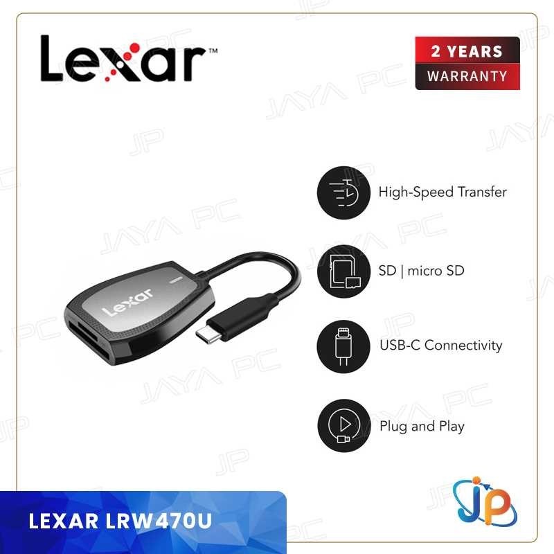 Lexar LRW470U MicroSD & SD Card Reader USB 3.2 Type-C