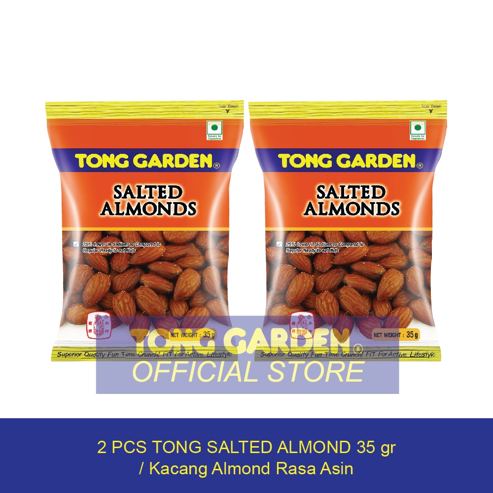 

Tong Garden Kacang Almond Asin 35 gr Spesial Promo Bundle 2